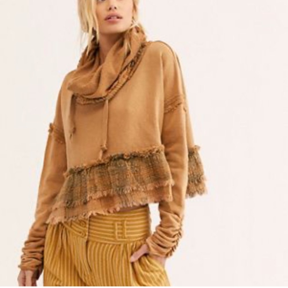 Free People Playing in Plaid Pullover